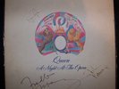 Queen A Night At The Opera SIGNED FREDDIE MERCURY +ROGER +JOHN Vinyl record VG+