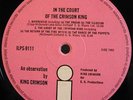 King Crimson: In the court of the Crimson king ORIG. UK PINK  ISLAND EX++/ EX++