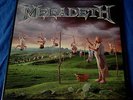 MEGADETH   YOUTHANASIA   BLUE VINYL RARE 1994 UK Gatefold + Inner EX/NM
