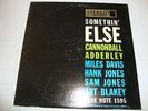 JAZZ- CANNONBALL ADDERLEY- SOMETHIN' ELSE- BLUE NOTE LP- STEREO- RVG- LISTEN