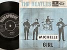 THE BEATLES MICHELLE & GIRL NORWAY NORWEGIAN 45+PS 1966 J LENNON P McCARTNEY
