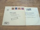 FREE - LIVE LP UK 1st Island Pink Rim Envelope Sleeve + STAMPS + Inner LOVELY