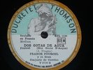 FRANCE 78 rpm RECORD Ducretet Thompson FRANCK POURCEL Andalucía / Dos gotas...