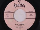 SHIELDS: You Cheated / That's The Way It's Gonna Be 45 (tol) rare Vocal Groups
