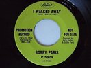 Bobby Paris - I Walked Away / Kansas City - 100% Original US Capitol PROMO HEAR
