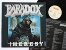 PARADOX - Heresy LP 1990 , first press RARE ... sodom artillery coroner grinder