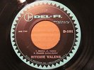 RITCHIE VALENS DEL-FI 4 SONG EP RARE AMERICAN PRESSING 45 RECORD  #101 NM