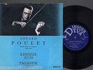 GERARD POULET kreisler paganini FRENCH DEVA M-17 10