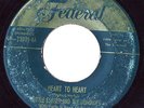 R&B 1951 FEDERAL 12036 45 rpm - Little Esther & Dominoes - HEART TO HEART - rare