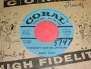 BUDDY HOLLY It Doesn't Matter Anymore 45 Rockabilly Rare Blue Coral PROMO Nice