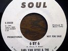 EARL VAN DYKE 6 By 6 NORTHERN SOUL MOTOWN 45 RARE DEMO SOUL 35028 VG++/NM