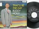BUDDY HOLLY That'll Be The Day RARE Rockabilly 4 song 7