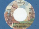 Rare Modern Soul - Alfie Davison - Love Is Serious Business / Knock On Any Door