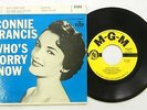 CONNIE FRANCIS 45 EP Who's Sorry Now MGM Picture Sleeve ORIGINAL PRESS #T12