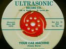 GUITAR TOMMY MOORE: YOUR CAR MACHINE - ULTRASONIC - ORIGINAL RARE BLUES 45rpm