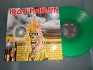 IRON MAIDEN LP RARE GREEN CZECH MINT- ¡¡  PRESS¡¡ DEBUT ¡¡