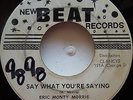 ERIC MONTY MORRIS / SAY WHAT YOU'RE SAYING / LISTEN