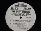 The Everly Brothers 10 inch Promo Sampler - 1960 -Warner Bros.- Mono(WL PROMO)