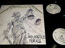 METALLICA 2LP AND JUSTICE FOR ALL - FIRST PRESS - SUPER CLEAN - ELEKTRA E1 60812