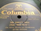 RUTH ETTING SINGING SOPHMORES 78rpm The Varsity Drag Good News COLUMBIA 1237D M