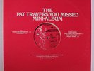 PAT TRAVERS: The Pat Travers You Missed Mini-album LP (promo only, red vinyl, s