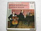 PHILIPS HIFI STEREO BEETHOVEN ROSTROPOVICH RICHTER CELLO SONATAS 835182/83 AY NM