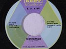 B.B. KING: Poontwangie / Don't Get Around Much Anymore 45 rare Soul