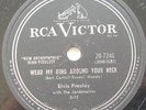 ELVIS PRESLEY Wear your ring around your neck VG++ / VG+ 1958 CANADA RARE 78 rpm