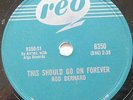ROD BERNARD This should go on forever / Pardon..1959 CANADA  78 rpm