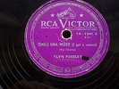 ELVIS PRESLEY 78 I GOT A WOMAN / I'M COUNTING ON YOU URUGUAY PURPLE RCA 1241
