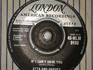 UK LONDON 45 - ETTA AND HARVEY - IF I CAN'T HAVE YOU - EXCELLENT - 1960