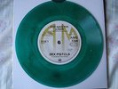 SEX PISTOLS PUNK RARE GOD SAVE THE QUEEN CLEAR GREEN MARBLED VINYL