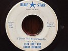 Detroit Michigan Hillbilly 45 - Esta Hunt/Danny Richards - on Blue Star/Fortune