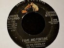 HEAR IT Elvis Presley RCA 7740 LIVING STEREO Stuck on You and Fame and Fortune