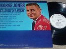 GEORGE JONES WHITE LA PROMO LP 