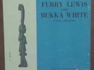Furry Lewis and Bukka White - At Home With Friends 1968 LP ASP-1