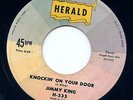 Jimmy King RARE Rockabilly 45 HERALD 535 Knockin' On Your Door Broken Vows HEAR
