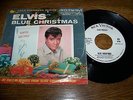 ELVIS PRESLEY 1964 BLUE CHRISTMAS / WOODEN HEART 45 W P/S W/L PROMO NEAR MINT -
