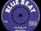 PRINCE BUSTER - SHE LOVES YOU / HEALING - UK BLUEBEAT 7