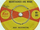 BABY WASHINGTON - THAT'S HOW HEARTACHES ARE MADE,  UK  Sue, WI-302,  '64