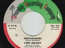 Calypso 45 - Lord Melody - Desperadors - Greenbay Recording Co. - mp3