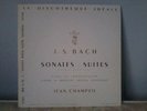 Jean CHAMPEIL  Bach sonatas & partitas violin solo VEGA C 30 S 208 EX+ / NM 