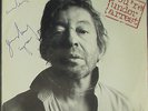 AUTOGRAPHE DEDICACE signed SERGE GAINSBOURG lp 45t you're under arrest autogramm