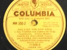 BRUNO WALTER MAHLER SONG OF THE EARTH COLUMBIA SET 300 78 RPM  EX