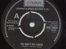 Yvonne Baker - You Did'nt Say A Word