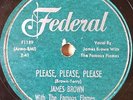 R&B Early Rock & Roll 78 JAMES BROWN Please Please Please on Federal #12258