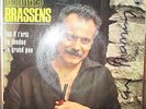 AUTOGRAPHE signed autogramm dédicace  45t lp georges brassens les 4z'arts