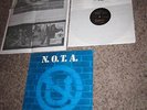 N.O.T.A. PUNK LP RABID CAT ORIG 1ST PRESS W/ GIANT POSTER & LYRIC SHEET EX+ KBD