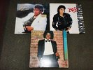 3 Michael Jackson Alben Thriller Bad Off the Wall Hits wie Beat it Dirty Diana