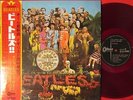 BEATLES SGT PEPPERS LONELY HEARTS CLUB BAND JAPAN 1st ISSUE RED WAX LP OBI MINT